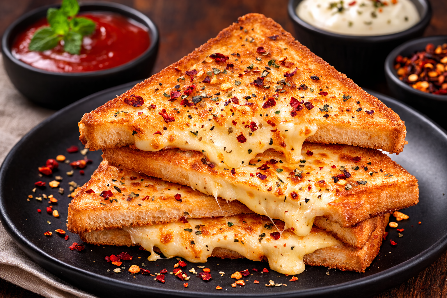 Spicy Cheese Toast